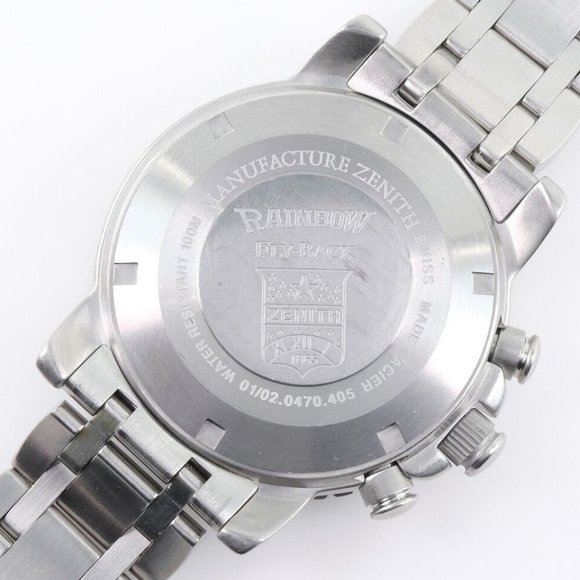 ZENITH Rainbow black Watches Stainless Steel Mechanical main image 8